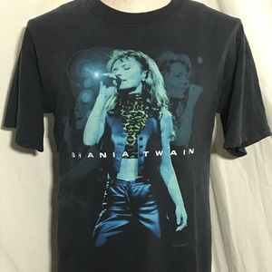 Vtg 90s Shania Twain Polygram Concert Tour T-shirt